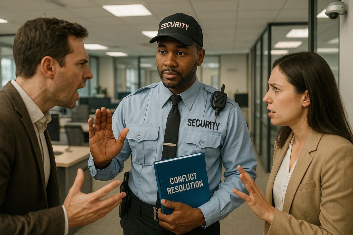The Role of Security Guards in Managing Workplace Conflicts